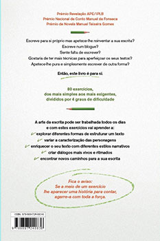 escrita em dia contracapa